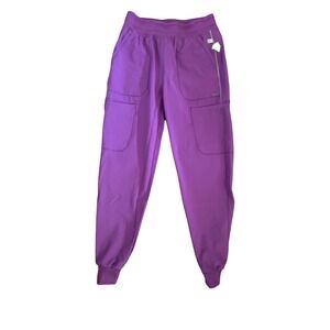 Cherokee Workwear Revolution Jogger Scrub Pants Violet XS Women's CK080A NWT
